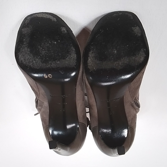 Saint Laurent Jane Suede Ankle Booties Sz 36 - Picture 6 of 9